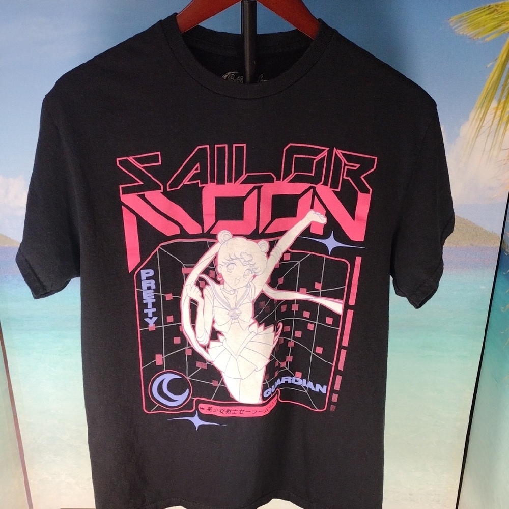 Hybrid Apparel Sailor Moon Black T-Shirt MD